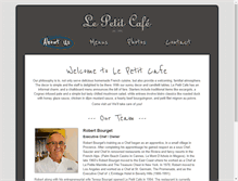 Tablet Screenshot of lepetitcafebonjour.com